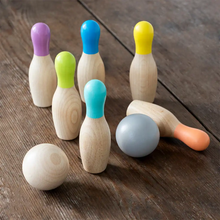 Load image into Gallery viewer, Rex Wooden Skittles Set
