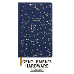 Gentlemans Hardware Navy Constellations Cloth Cover Book