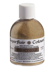 Sugarflair Sugar Sprinkles - Regency Gold