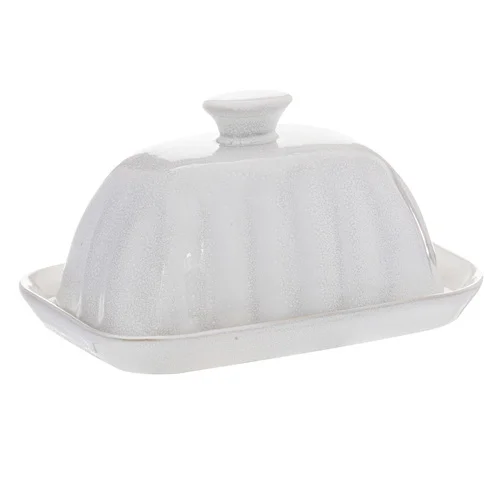 Ladelle Marguerite Butter Dish - White