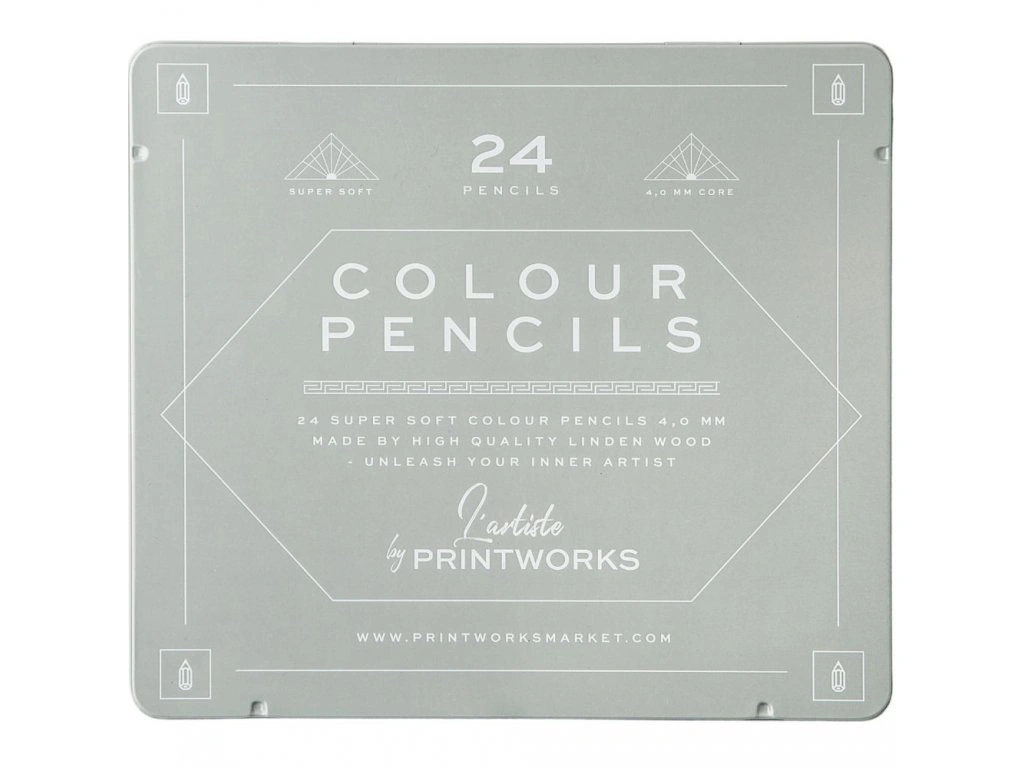 24 Colour Pencils - Classic