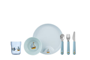 Mepal Mio Children's Dinnerware Set 6 pcs - Sailors Bay