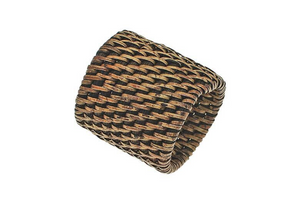 Walton's Rattan Napkin Ring - Black