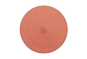 Walton's Circular Ribbed Placemat - Terracotta