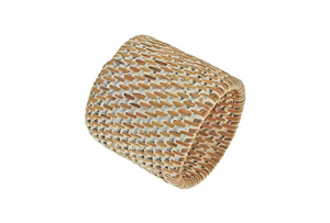 Waltons Rattan Napkin Ring - White