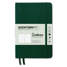 Load image into Gallery viewer, Leuchtturm Outlines Notebook - Walden Green
