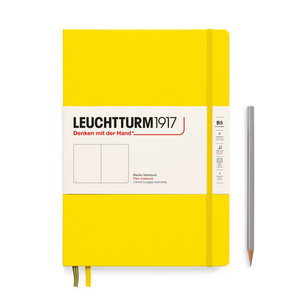 Leuchtturm Lemon B5 Plain Notebook