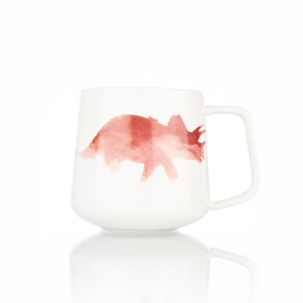 Siip Triceratops Dinosaur Mug Red