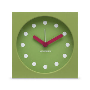 Remember Garden Table Clock