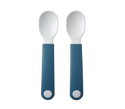 Mepal Mio Trainer Spoon Set of 2 - Deep Blue