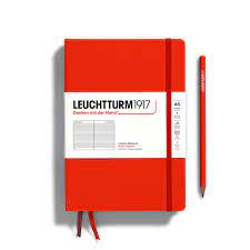 Leuchttrum Ruled Notebook A5 - Fox Red