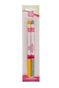 FunCakes Food Pen Set - Gold & Silver