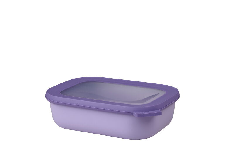 Mepal Cirqula Rectangular Multi Bowl 1000ml - Vivid Lilac