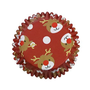 PME Cupcake Cases Foil Lined - Reindeer