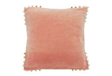 Load image into Gallery viewer, Velvet Cushion - Pink Blush
