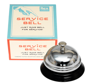 Classic Service Bell in a Retro-Style Box