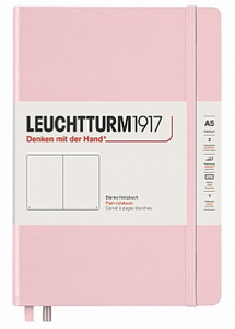 Leuchtturm A5 Hardback Plain Nookbook - Powder Pink