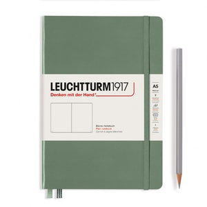 Leuchtturm A5 Notebook Plain Olive Green