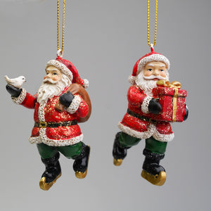 Verano Traditional Santa Hanging Decoration