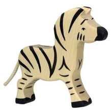 Load image into Gallery viewer, Zebra Wooden figure
