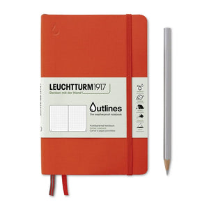 Leuchtturm Outlines Notebook - Signal Orange